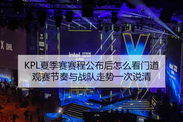 KPL夏季赛赛程公布后怎么看门道 观赛节奏与战队走势一次说清